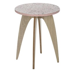 Picture of Zhu Terrazzo Side Table Stone Assorted Zanui Collection