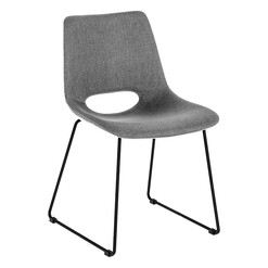 Picture of Ziggy Upholstered Fabric Chair Light Grey Vida & Co.