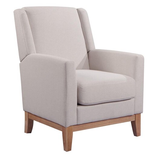 Picture of Zofia Fabric Armchair Beige Rothbury Home