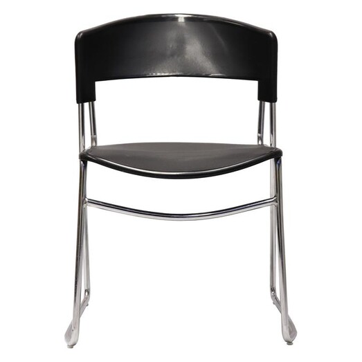 Picture of Zola Stacking Chair Plastic Black Rapidline