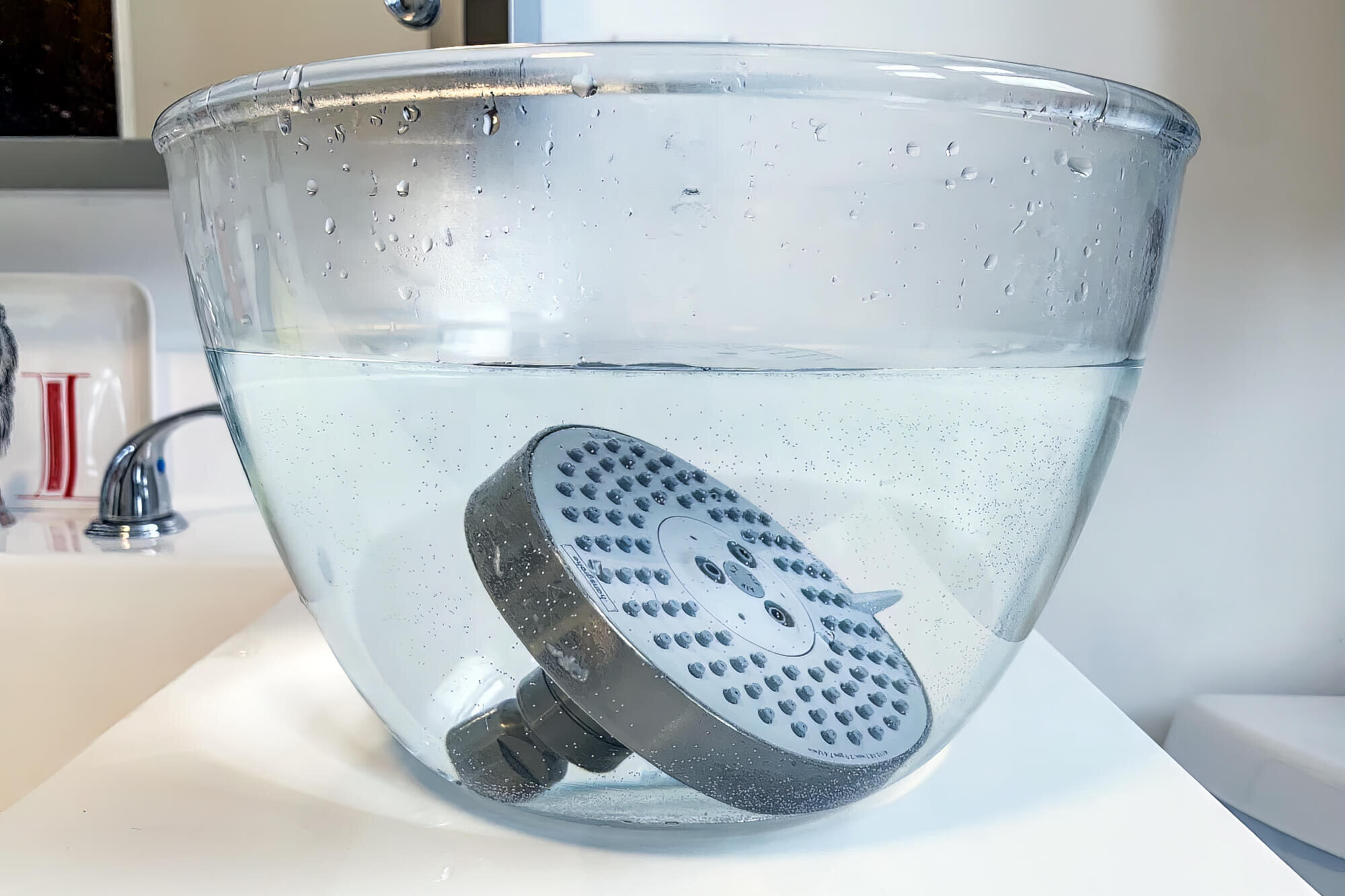 Cleaning Shower Head Bowl Cleaning Shower Head Bowl