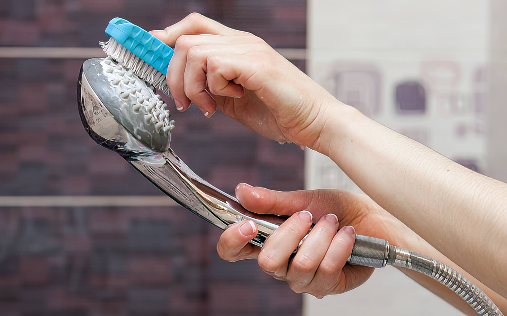 Crubbing Shower Hose Clean Crubbing Shower Hose Clean
