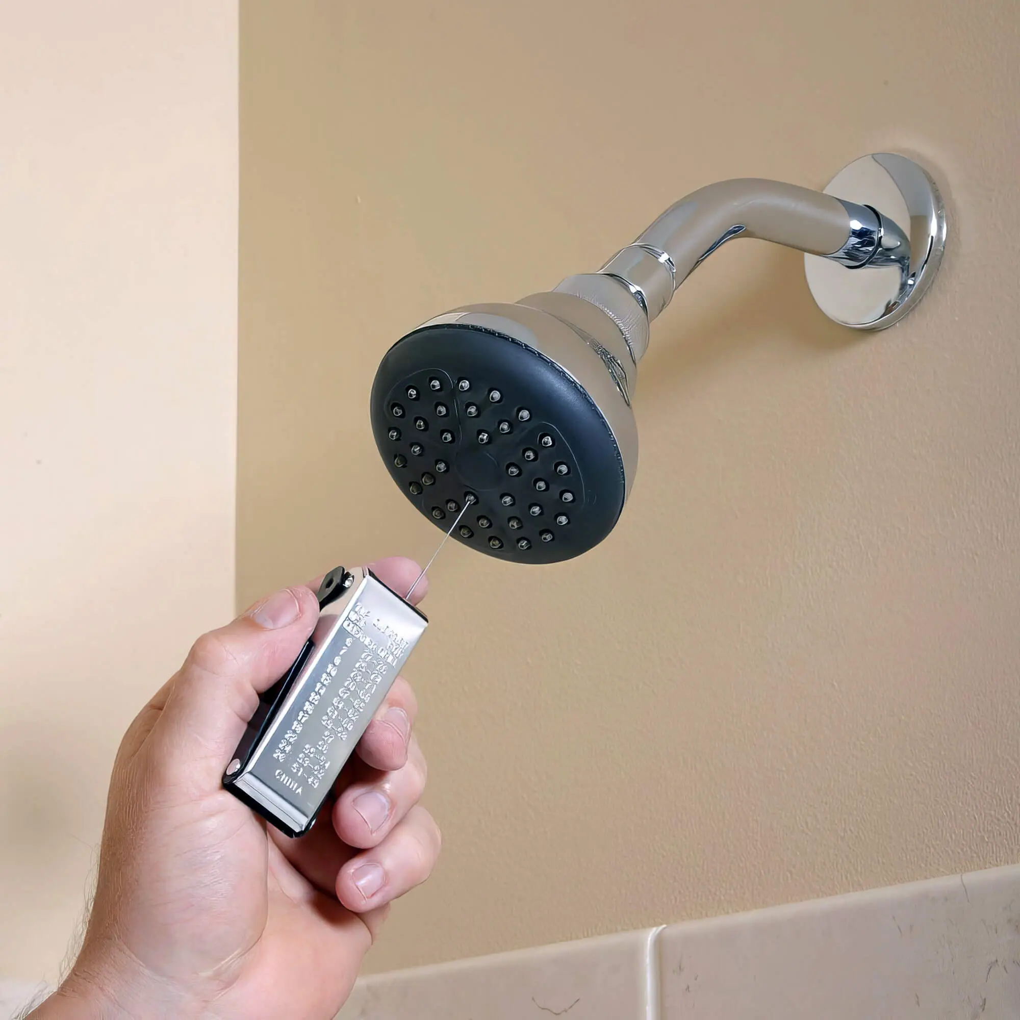 Cleaning Shower Head Fitting