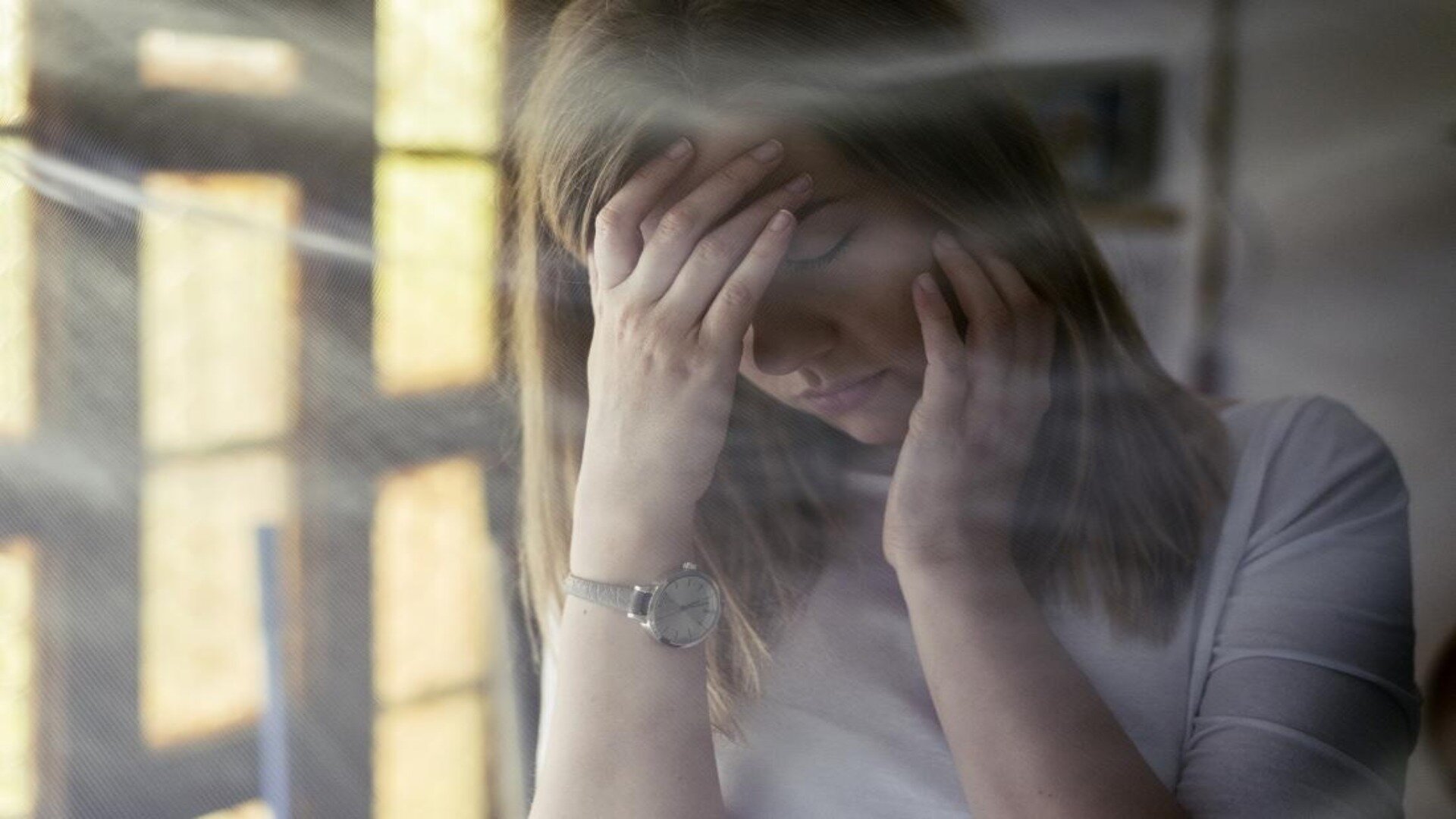 Woman Headache Fatigue