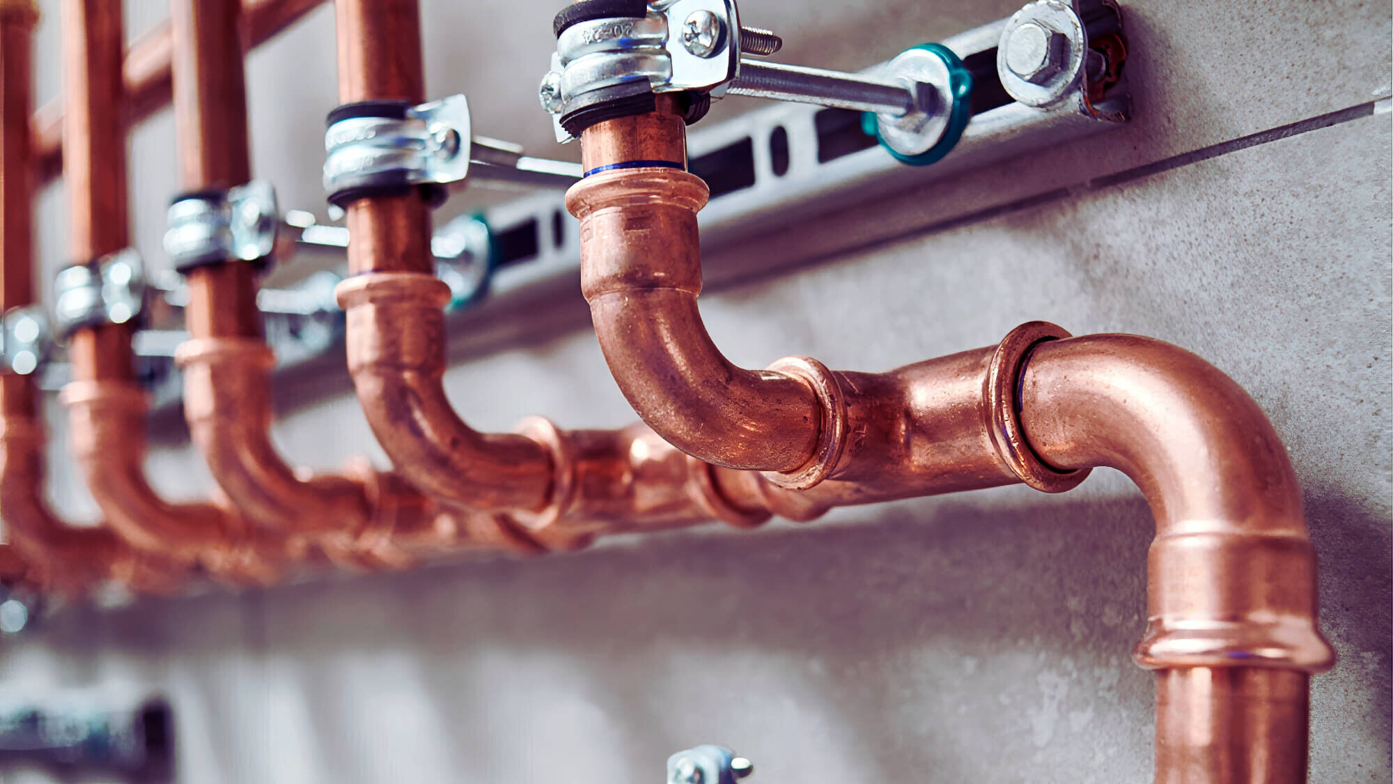 2024 06 Copper Water Pipes On Wall Copper Water Pipes Wall