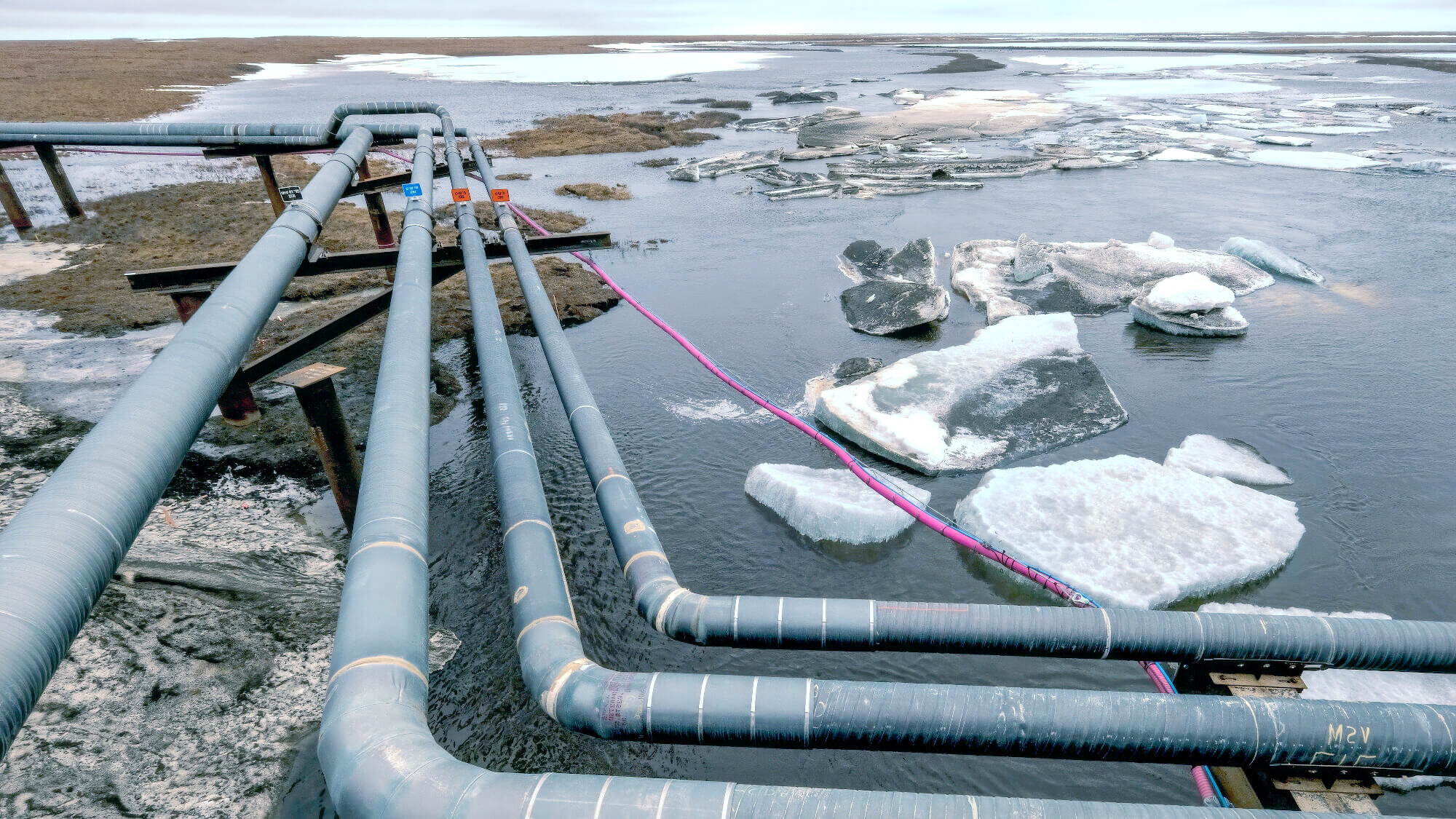 Industrial Exposed Gas Lines