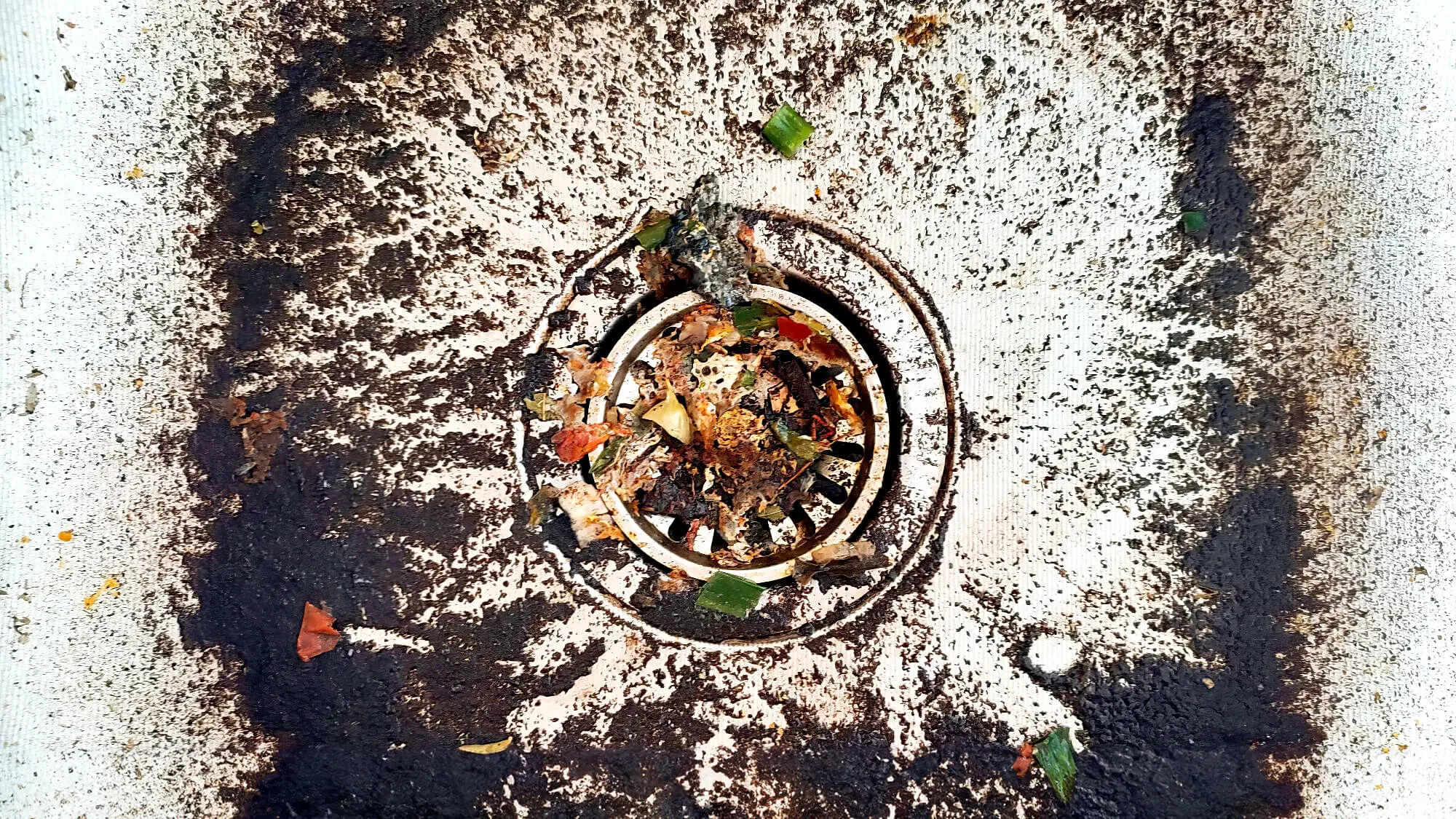 Kitchen Sink Blockage Caused Coffee Grounds