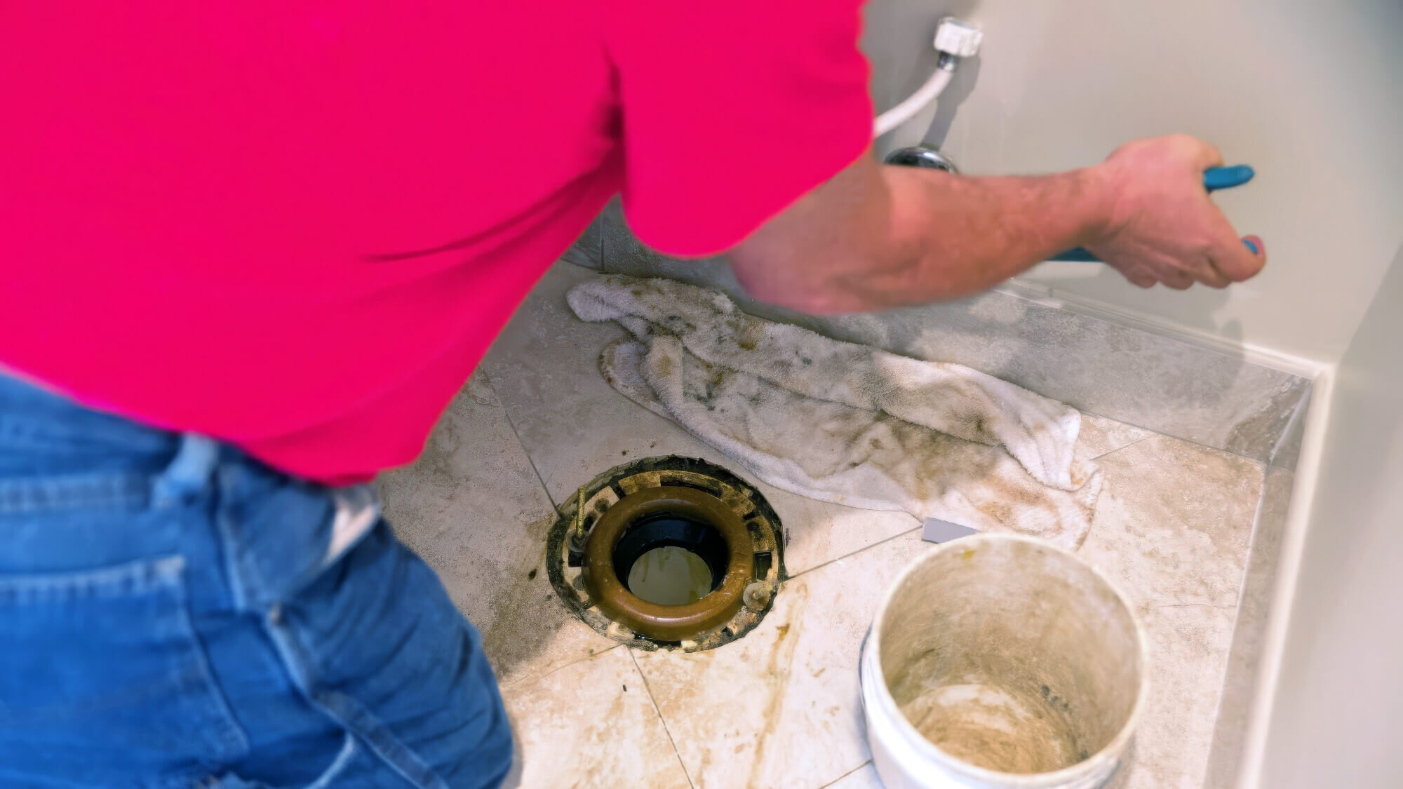 Installing Toilet Replacing Flange