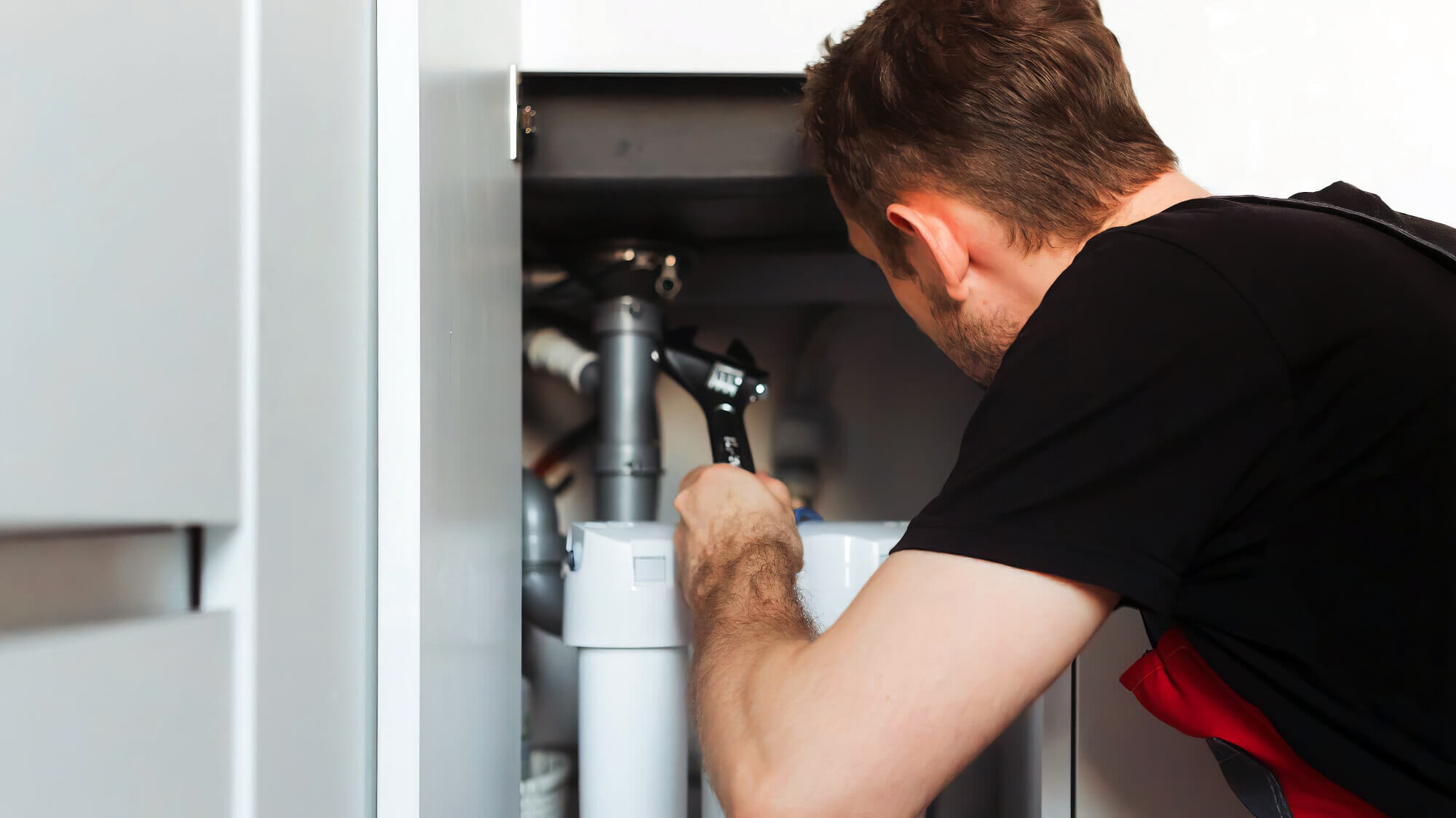 Installing Water Filter Commercial Property