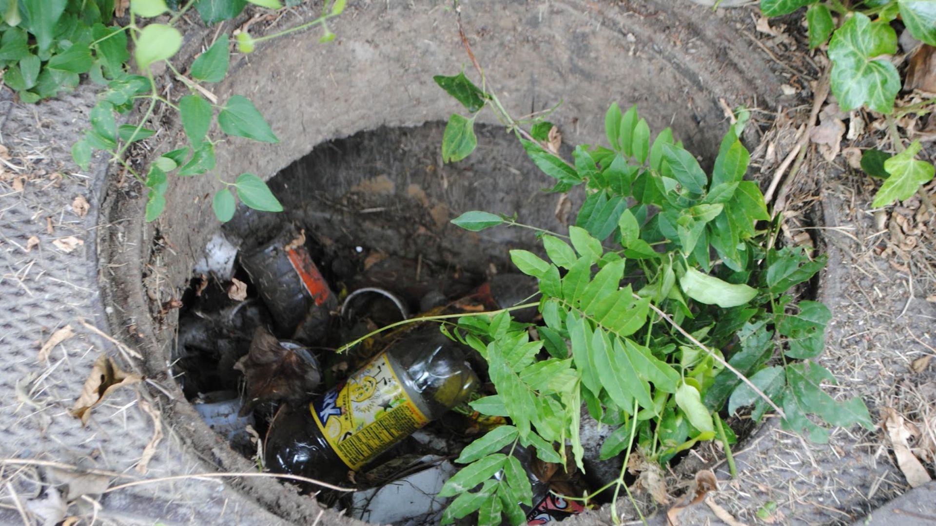 Blocked Stormwater Drain Rubbish