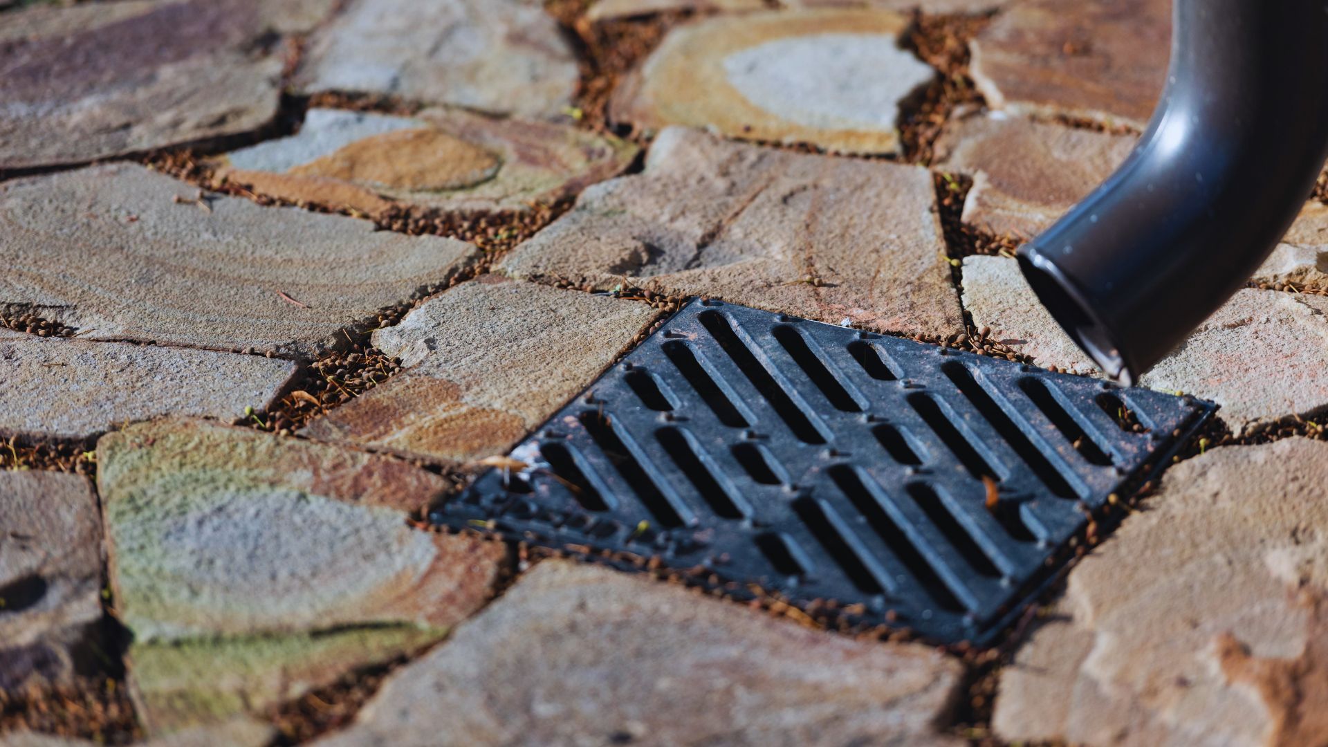 Patio Drain With Downpipe Stormwater Flow Sunshine Coast Patio Drain Downpipe Stormwater Flow Sunshine Coast