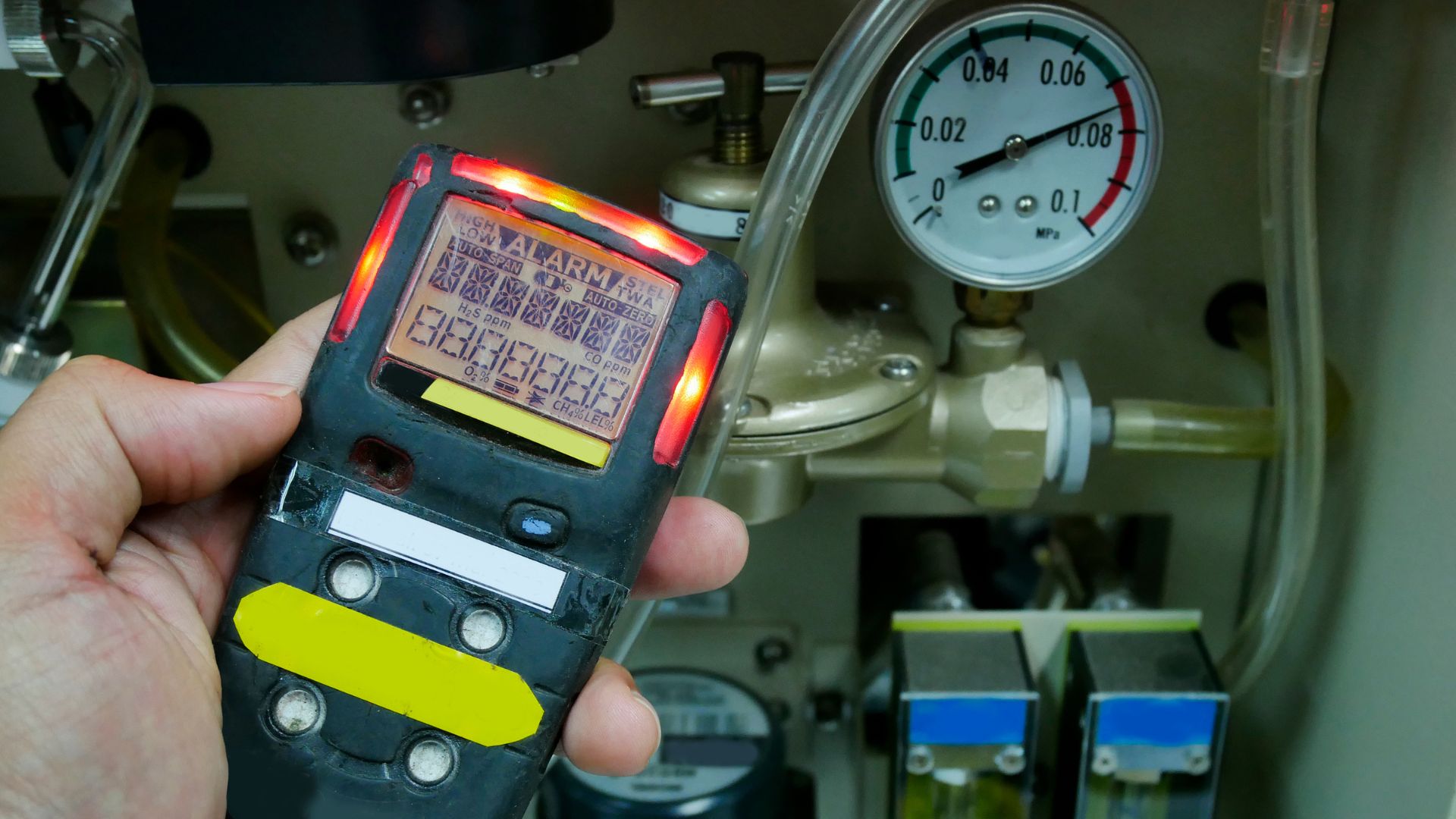 Professional Testing Gas Leak Issue