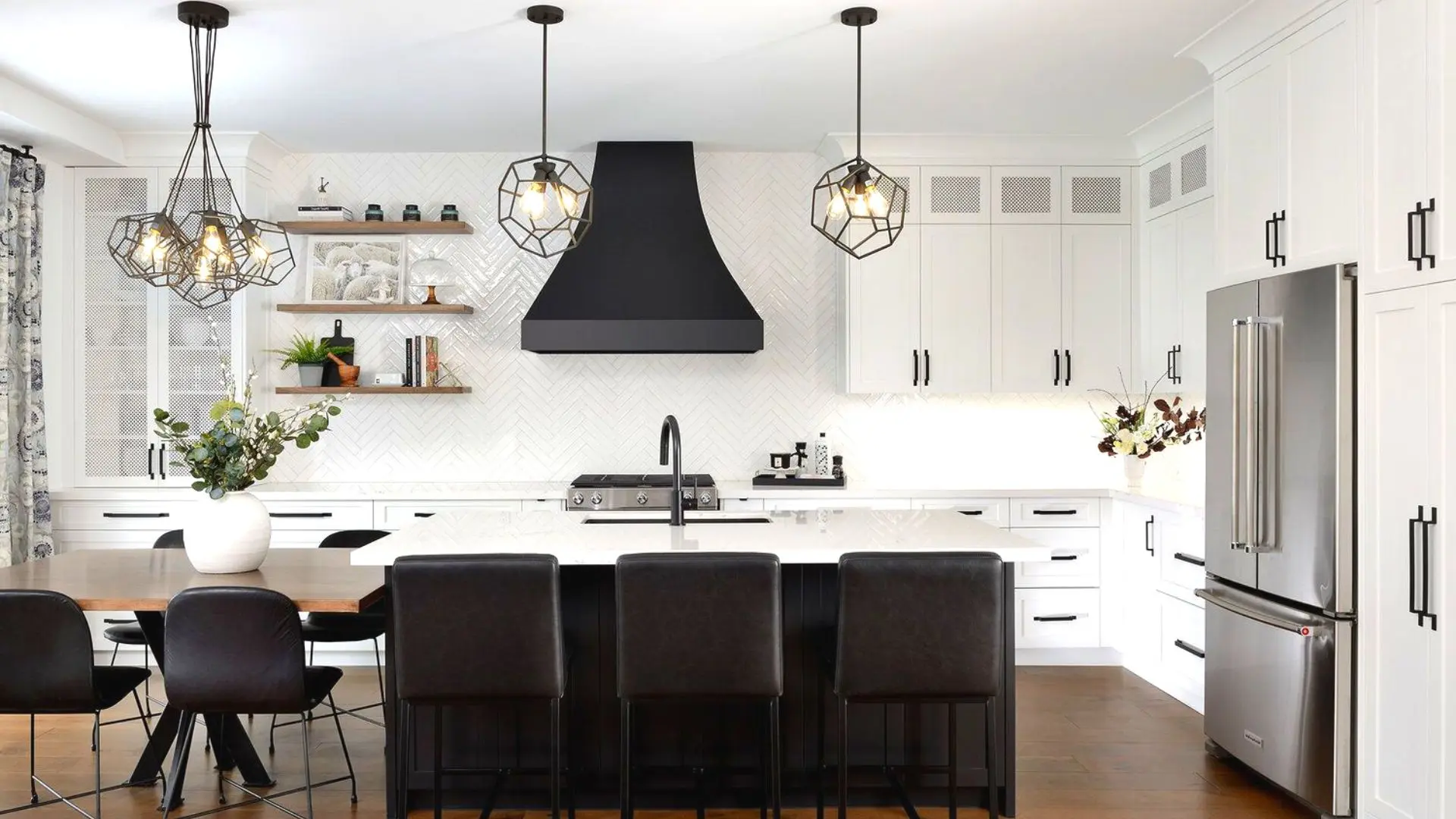 Black Pendant Lights Kitchen