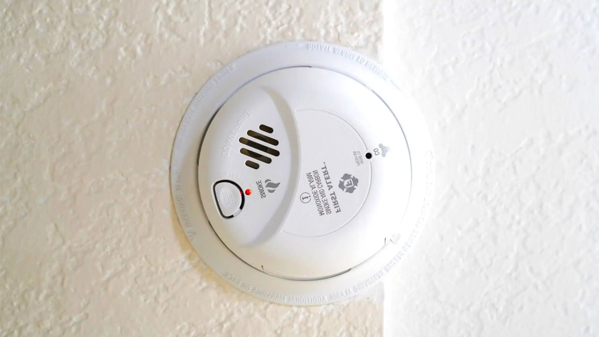Smoke Alarm White Ceiling