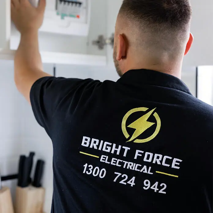 Electrician Opening Switchboard