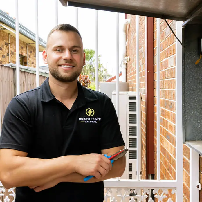 Daniel Holding Electrical Tools