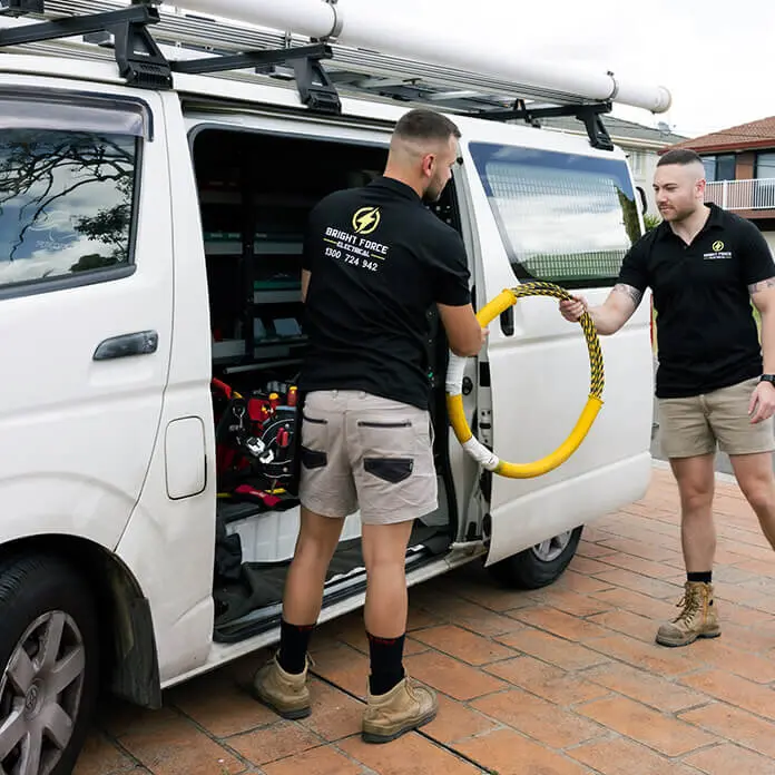 Handing Electrical Cable Install
