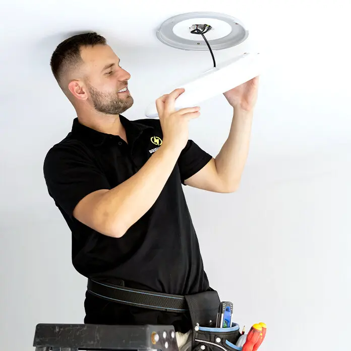 Installing Lighting Room