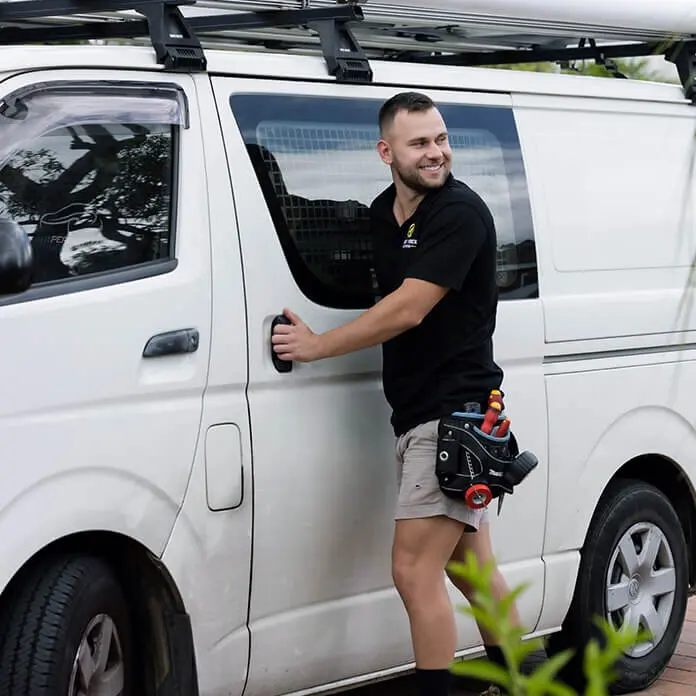 Sydney Electrician Opening Van