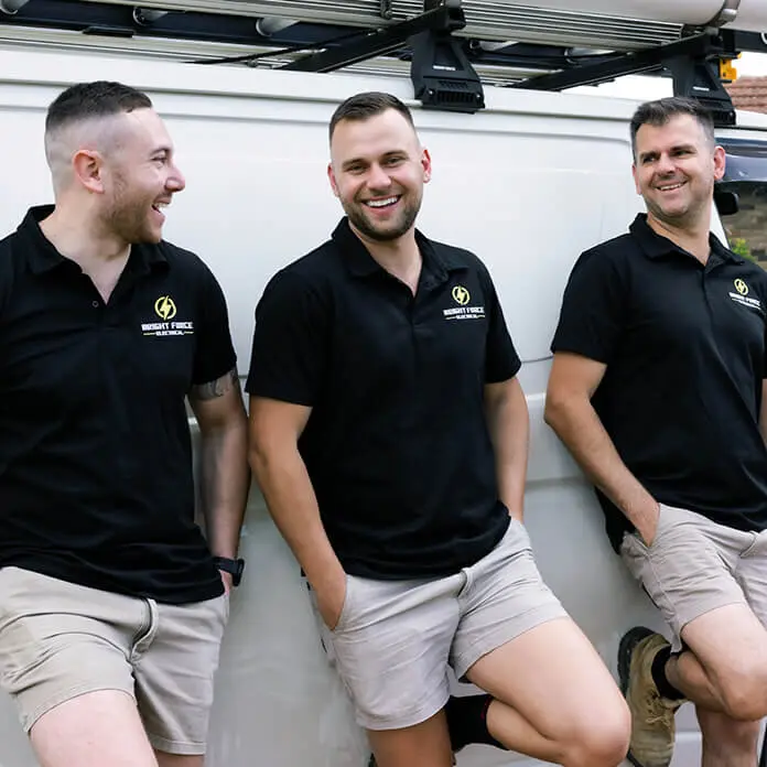 Team Photo Electrical Van
