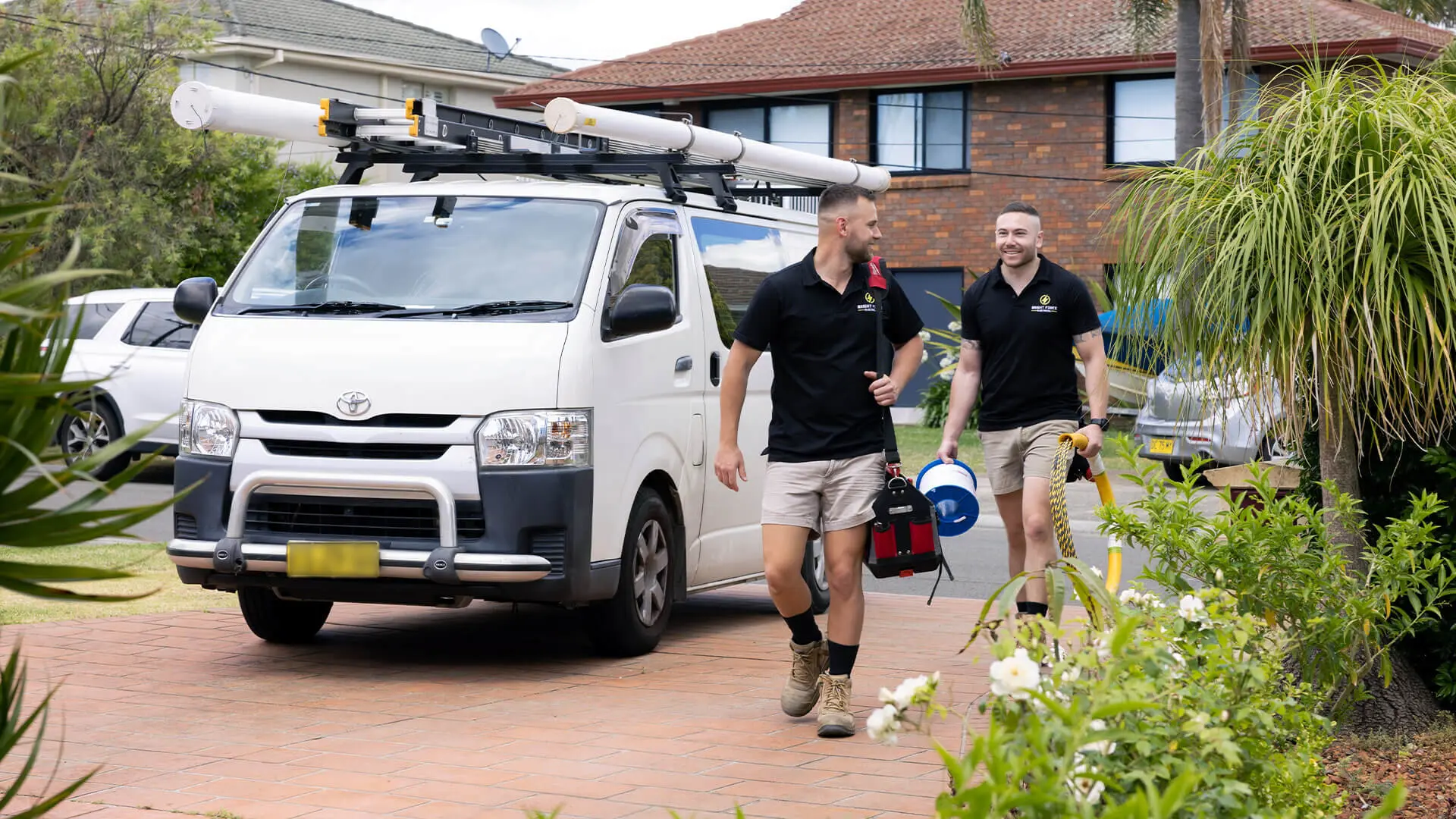 Team Walking Drive Hero