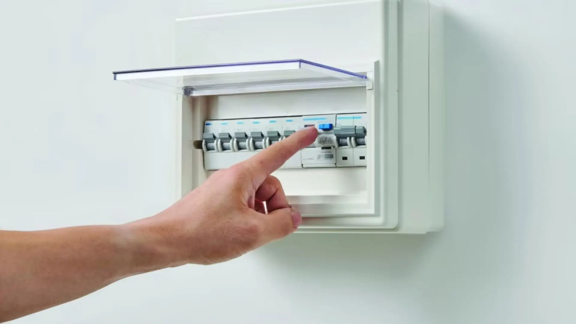 Flicking Circuit Breaker Wall