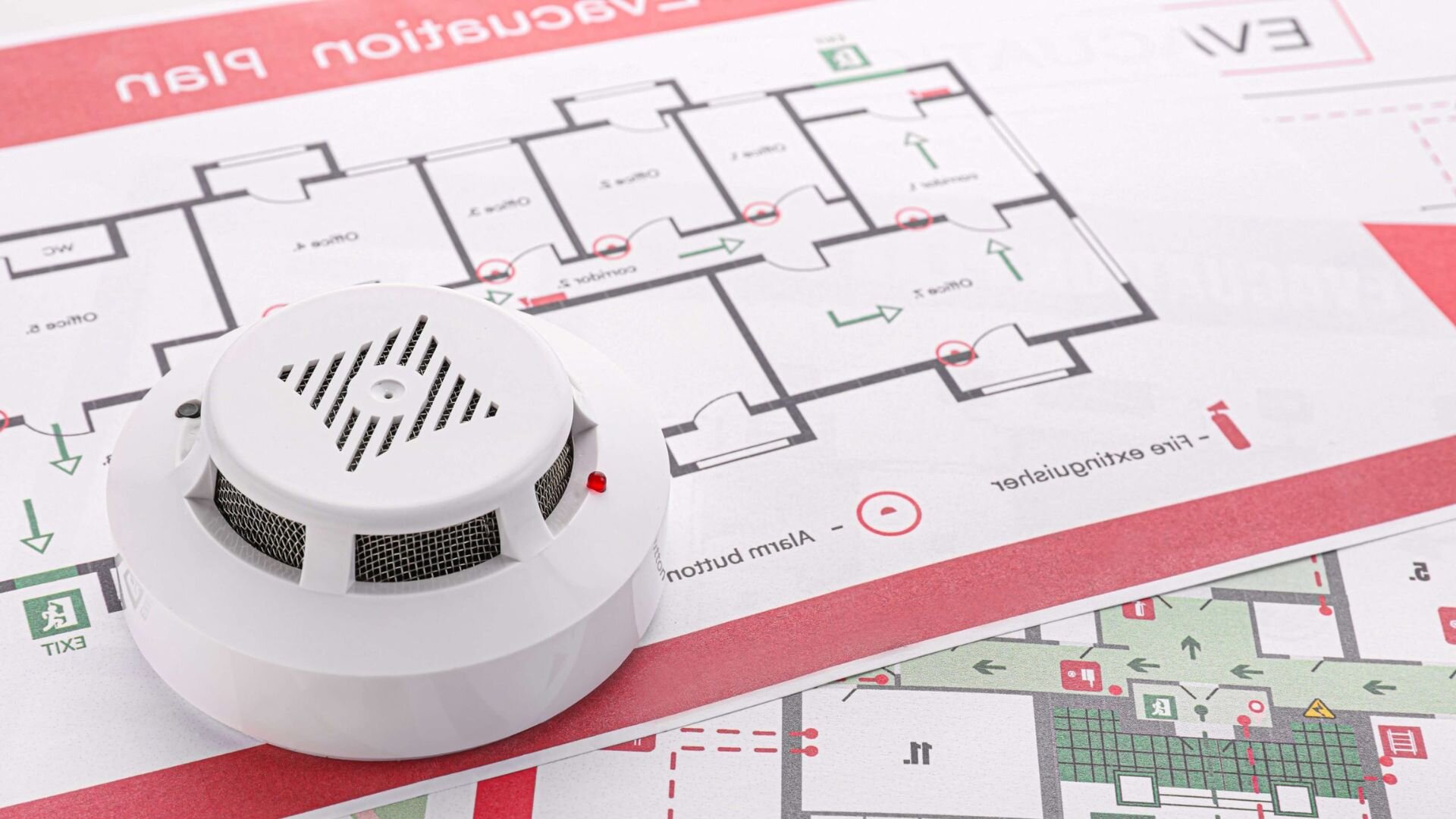 Smoke Alarm Fire Safety Map