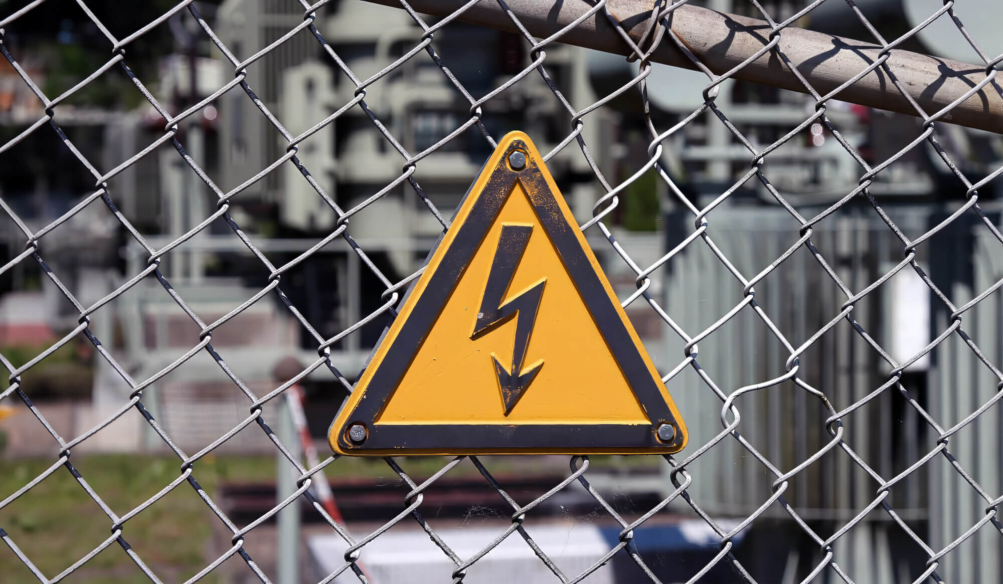 2023 08 Electric Shock Sign Outside Electric Shock Sign