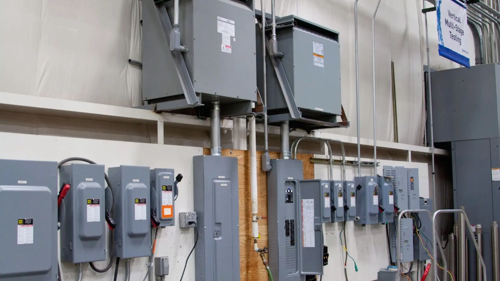 Commercial Electrical Panel Boards Lined