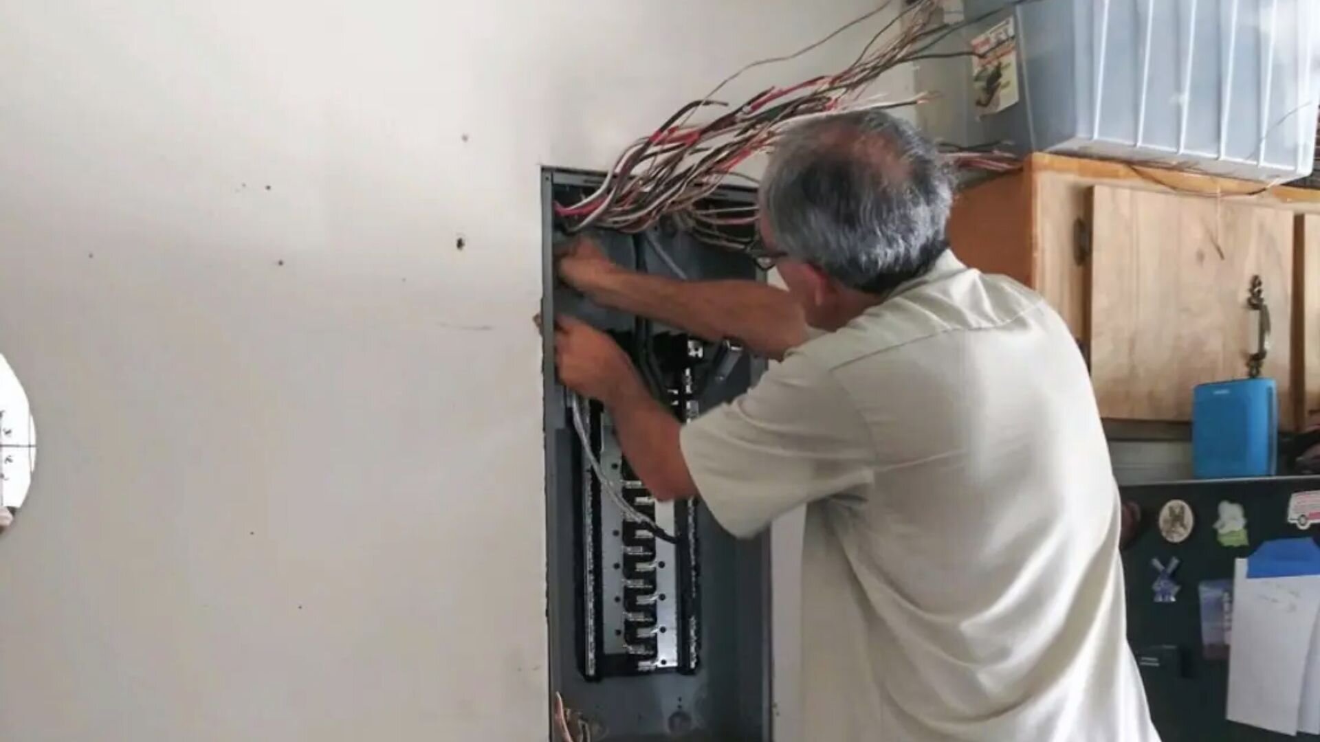 Manually Installing Residential Electrical Panel