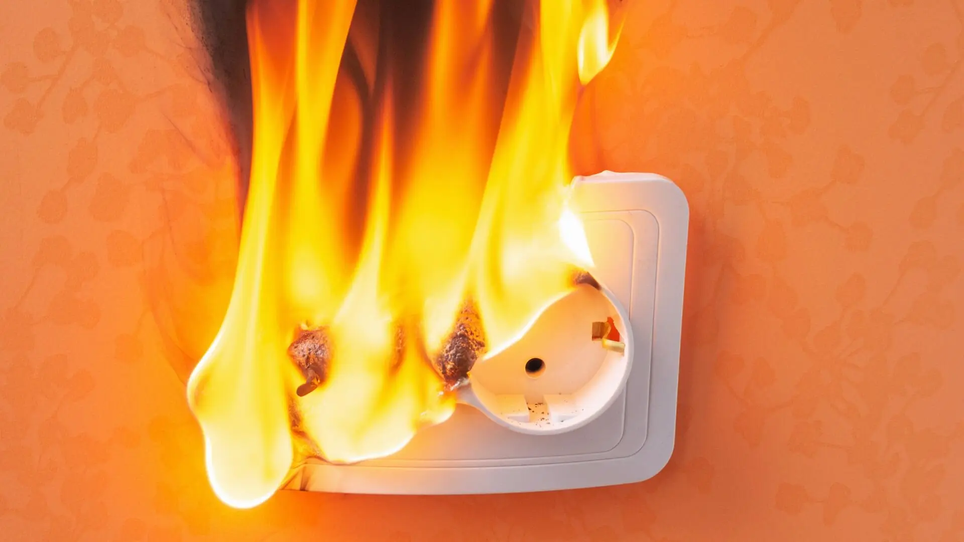 Burning Electrical Outlett Defective