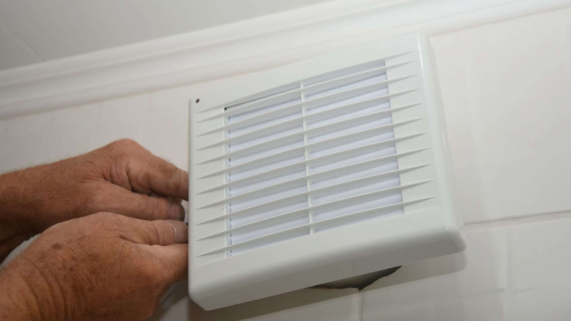Installing Exhaust Fan Bathroom Area