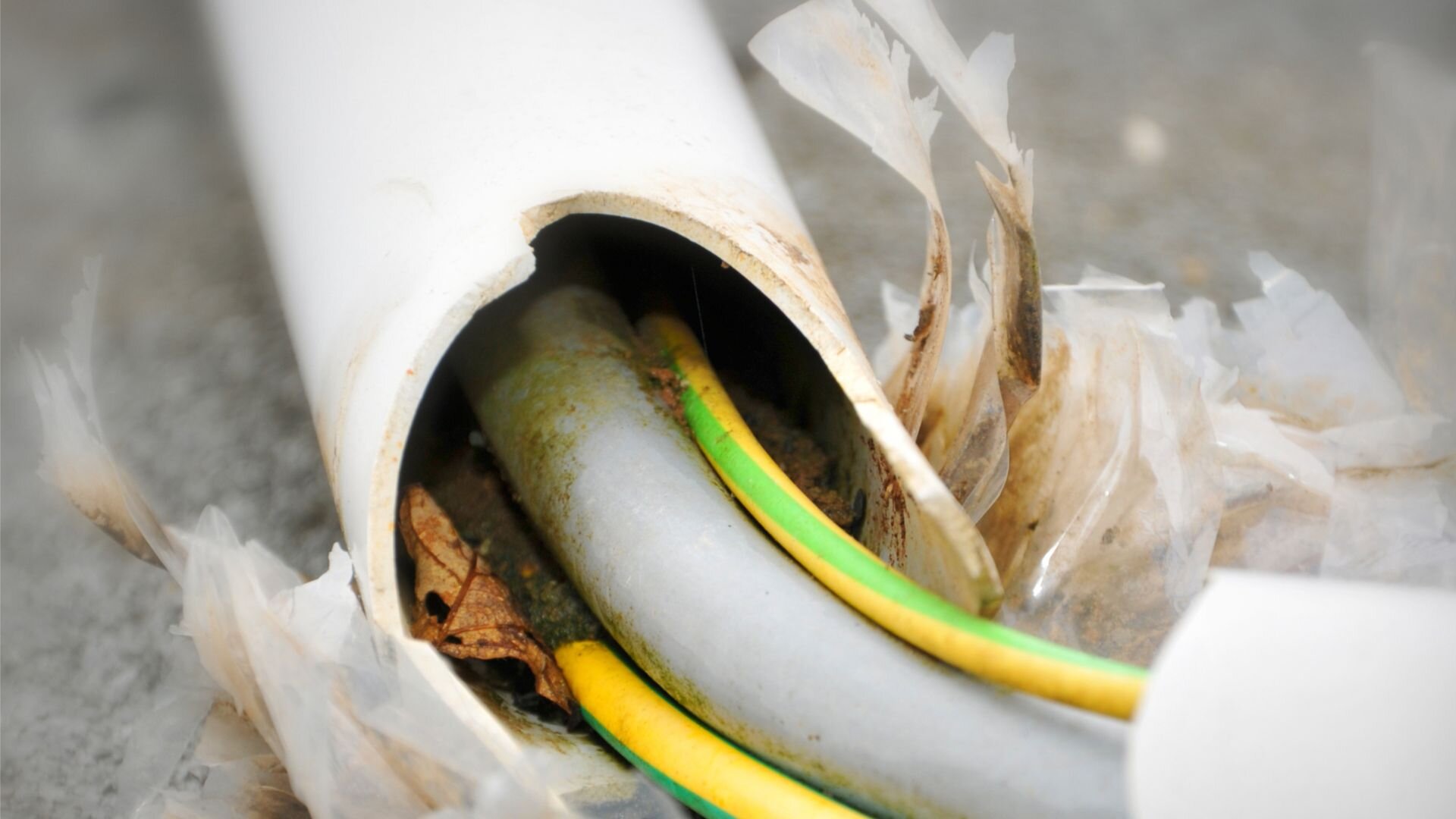 Damaged Outdated Wiring