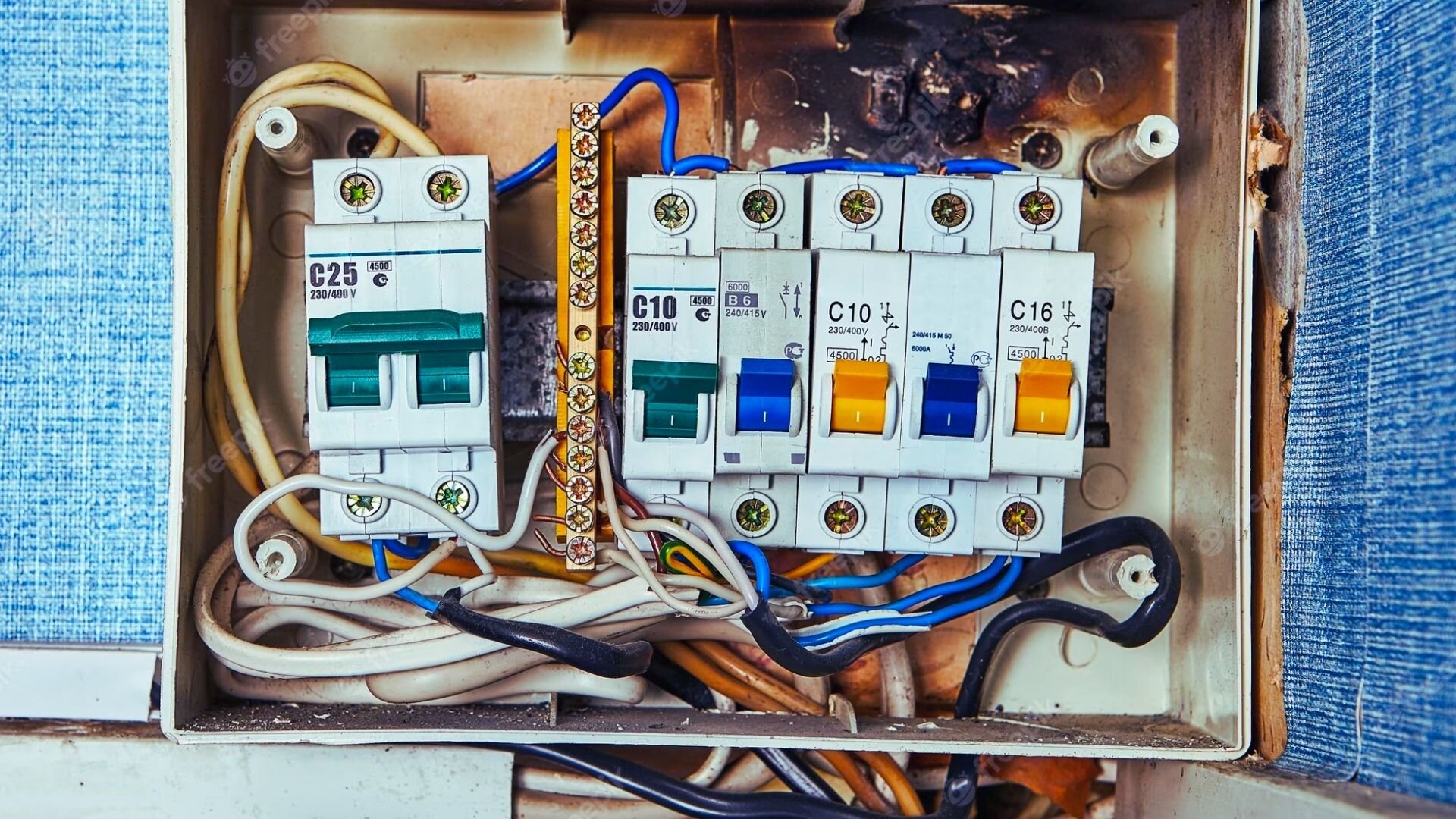 2023 08 Old Switchboard Needing Repair Switchboard Needing Repair