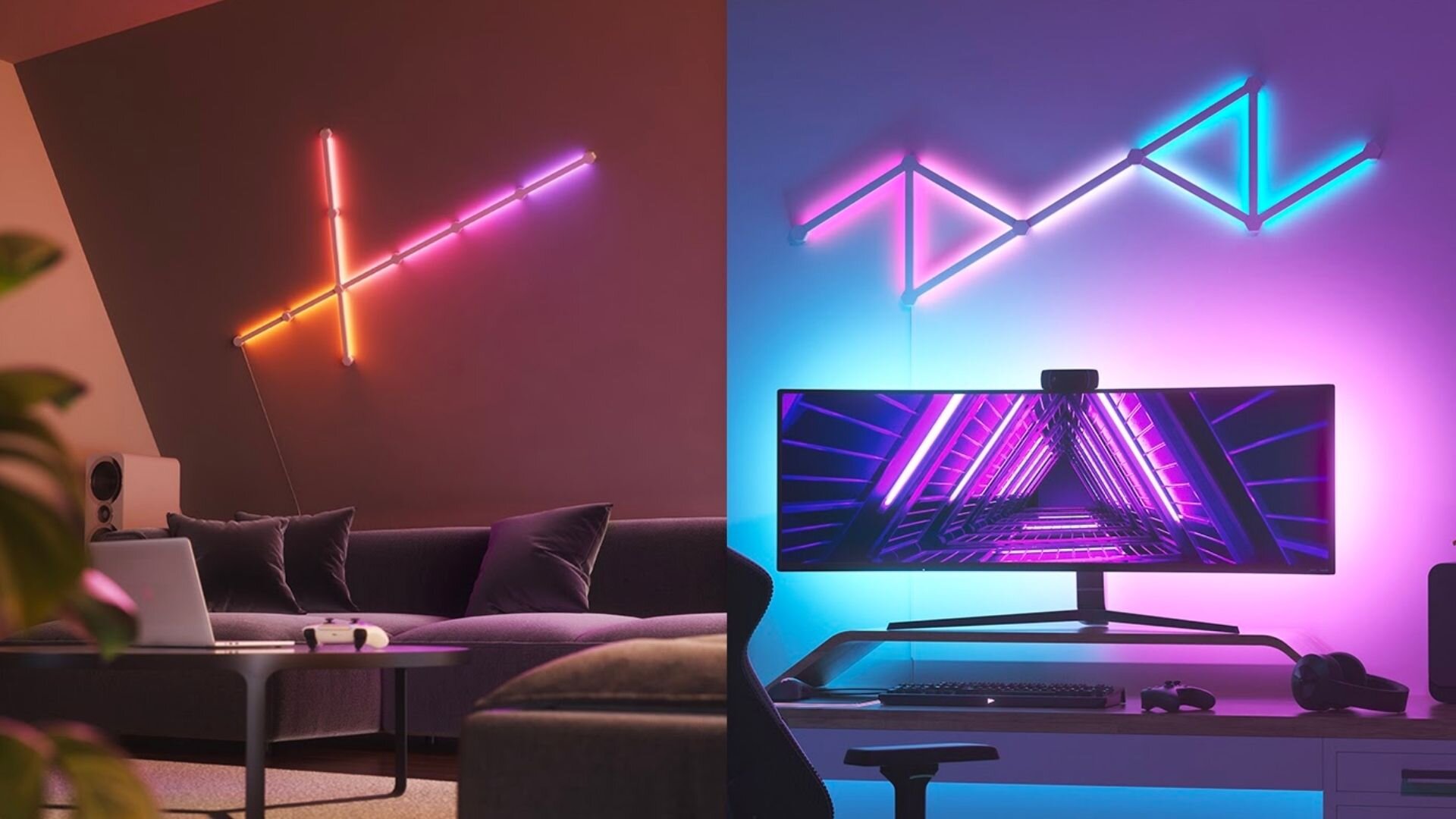 Led Lights Wall Colourful