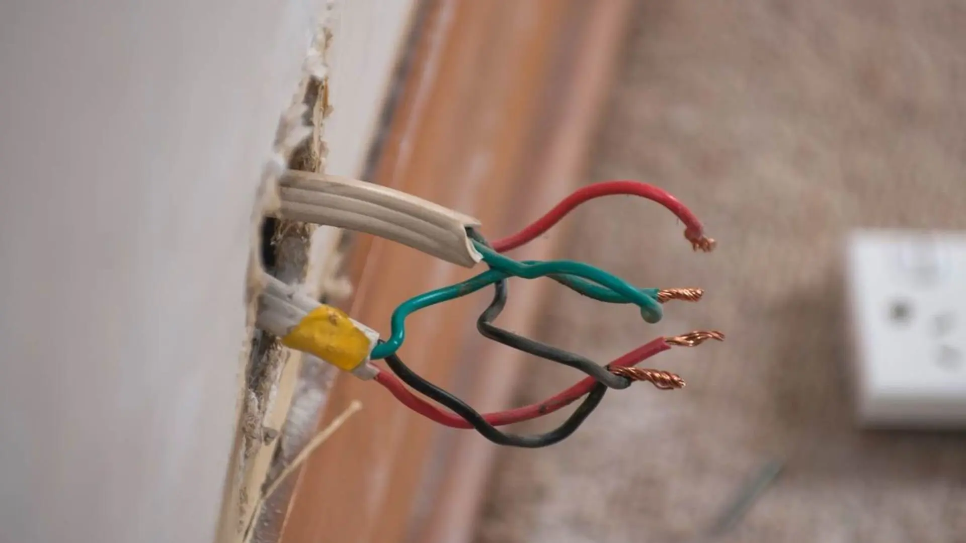 2024 02 Wires Out Of Wall Wires Wall