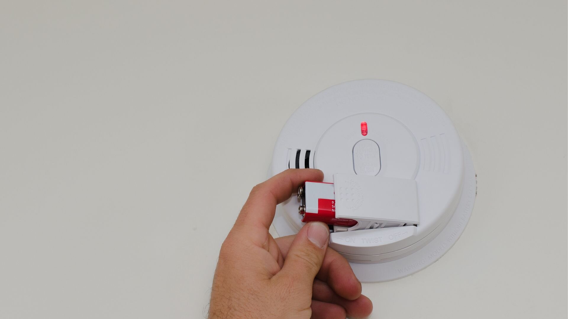 2024 03 Changing Battery In Smoke Alarm Changing Battery Smoke Alarm