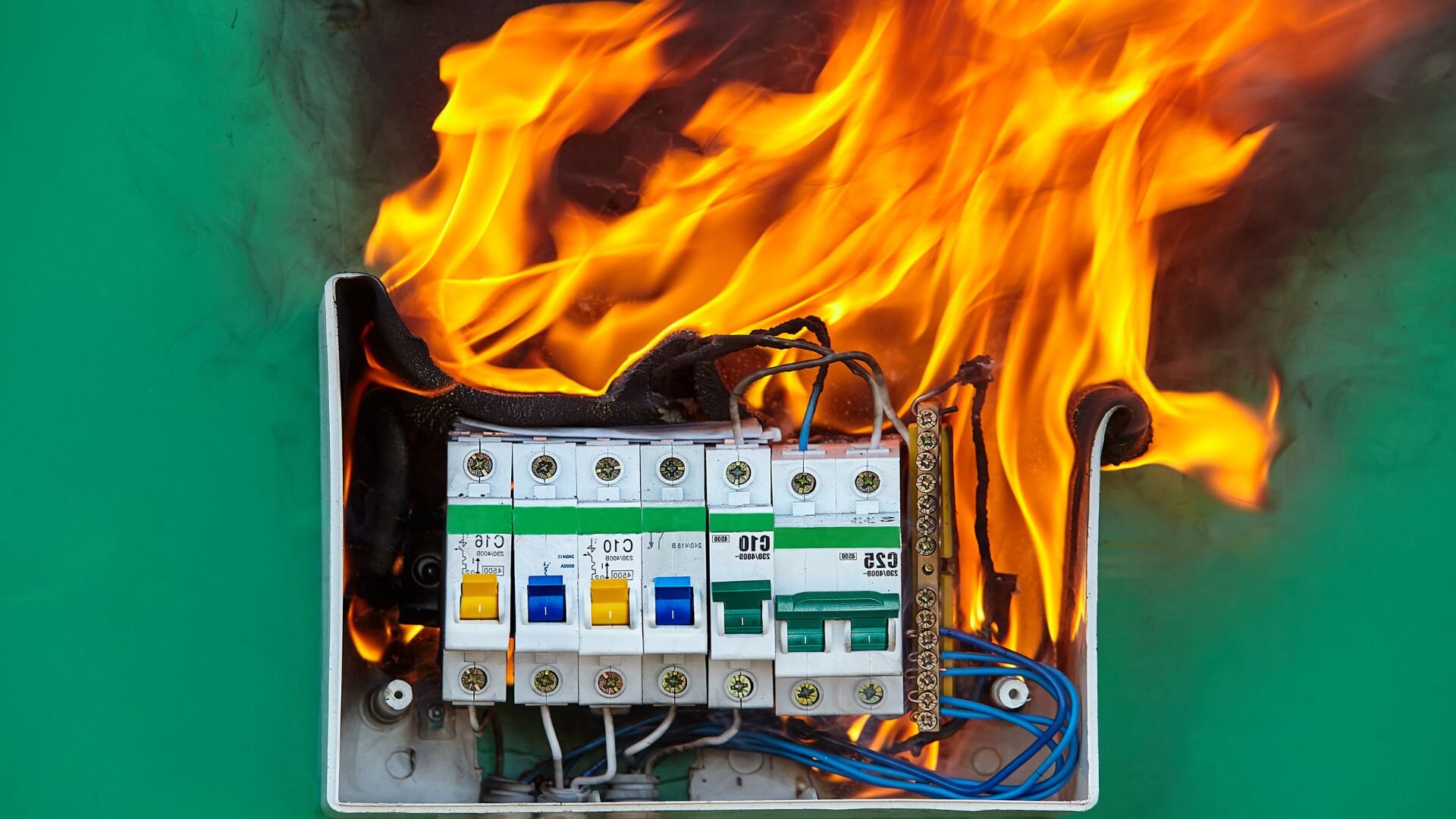 2024 08 Panel Box On Fire Panel Box Fire