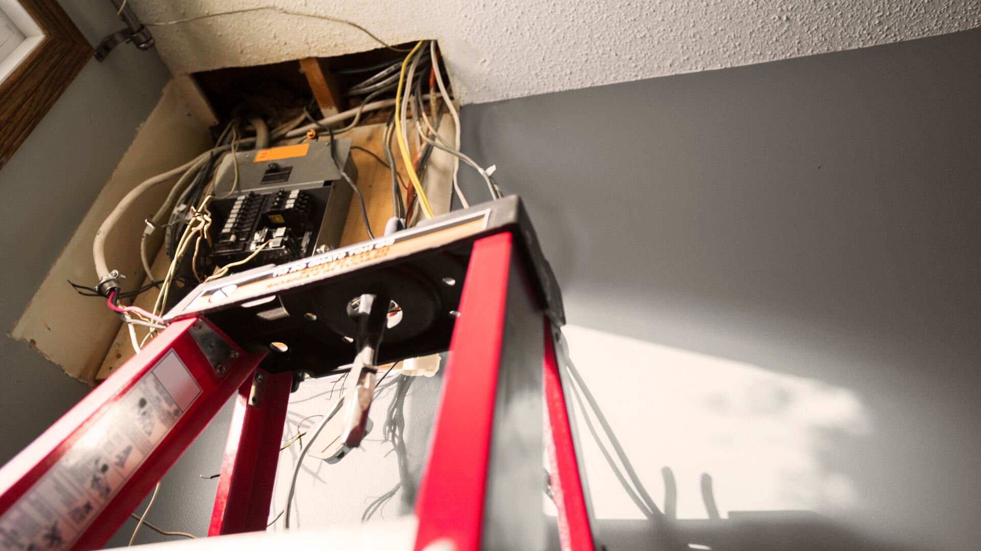 2024 09 Ladder And Wires Electrical Renovation Ladder Wires Electrical Renovation