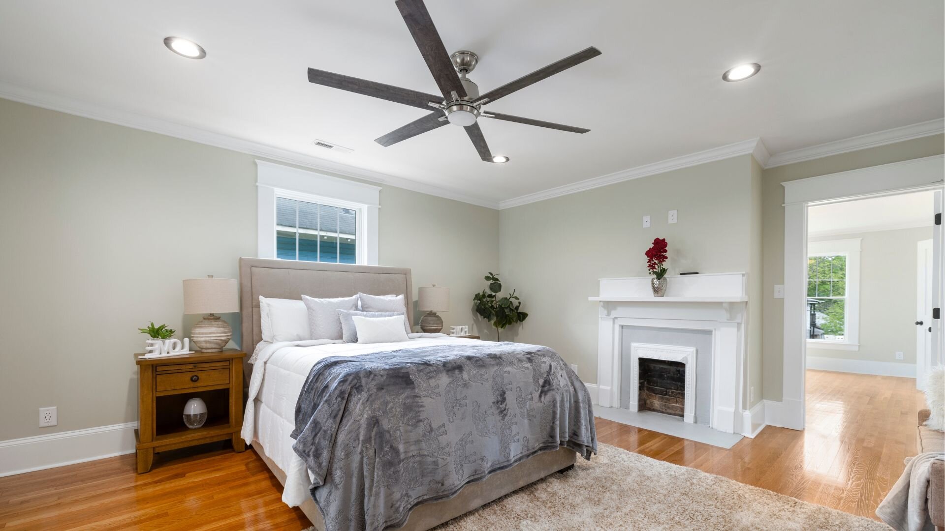 Large Ceiling Fan Bedroom