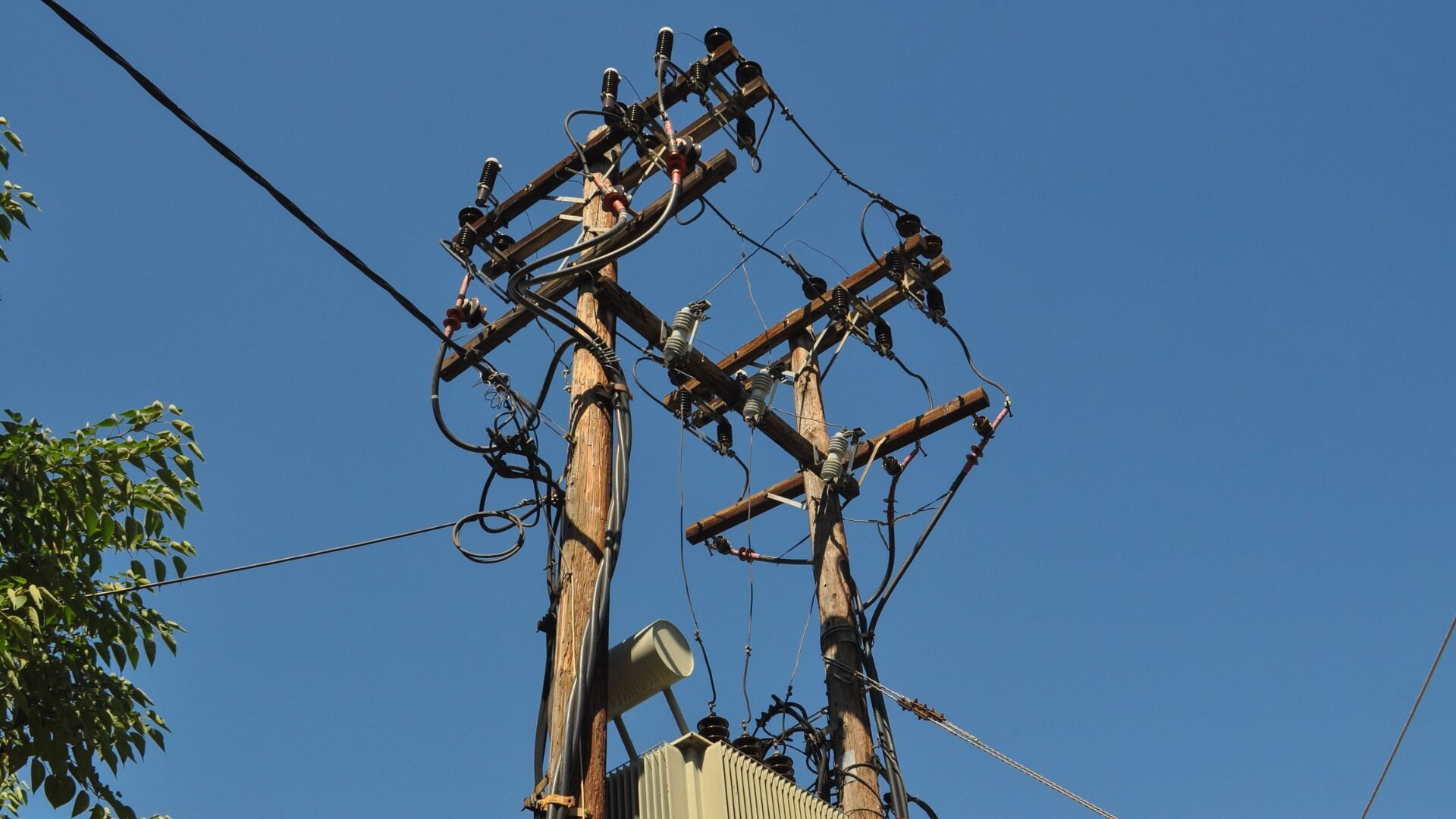2025 04 Private Power Pole Damage Private Power Pole Damage