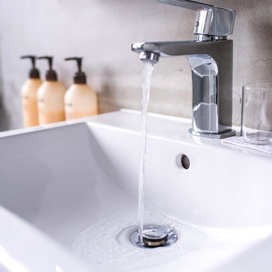 Running Water Bathroom