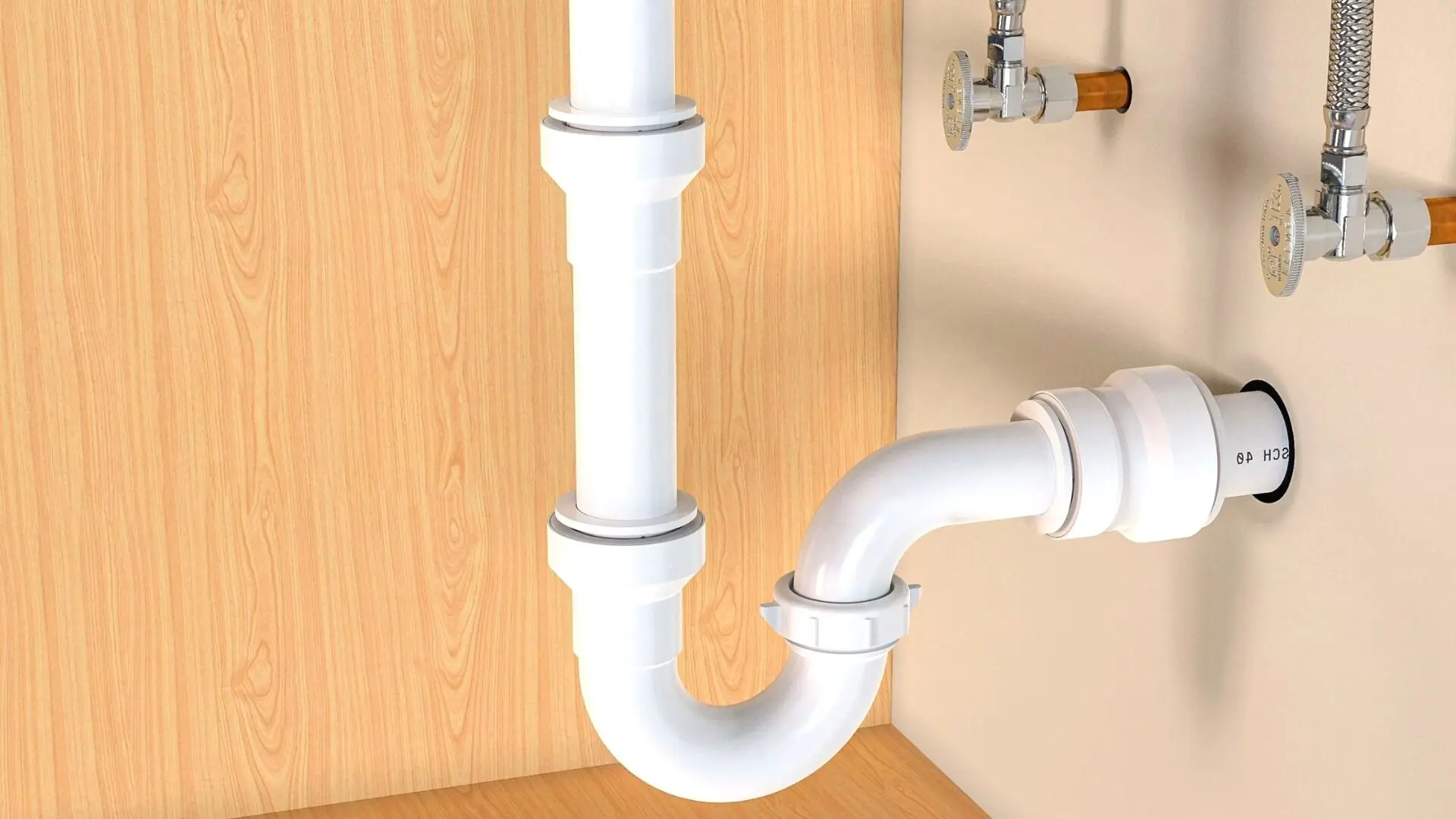 Stop Leaking Pipe Under Your Kitchen Sink (Easy How-To Guide) ‐ Fixed ...