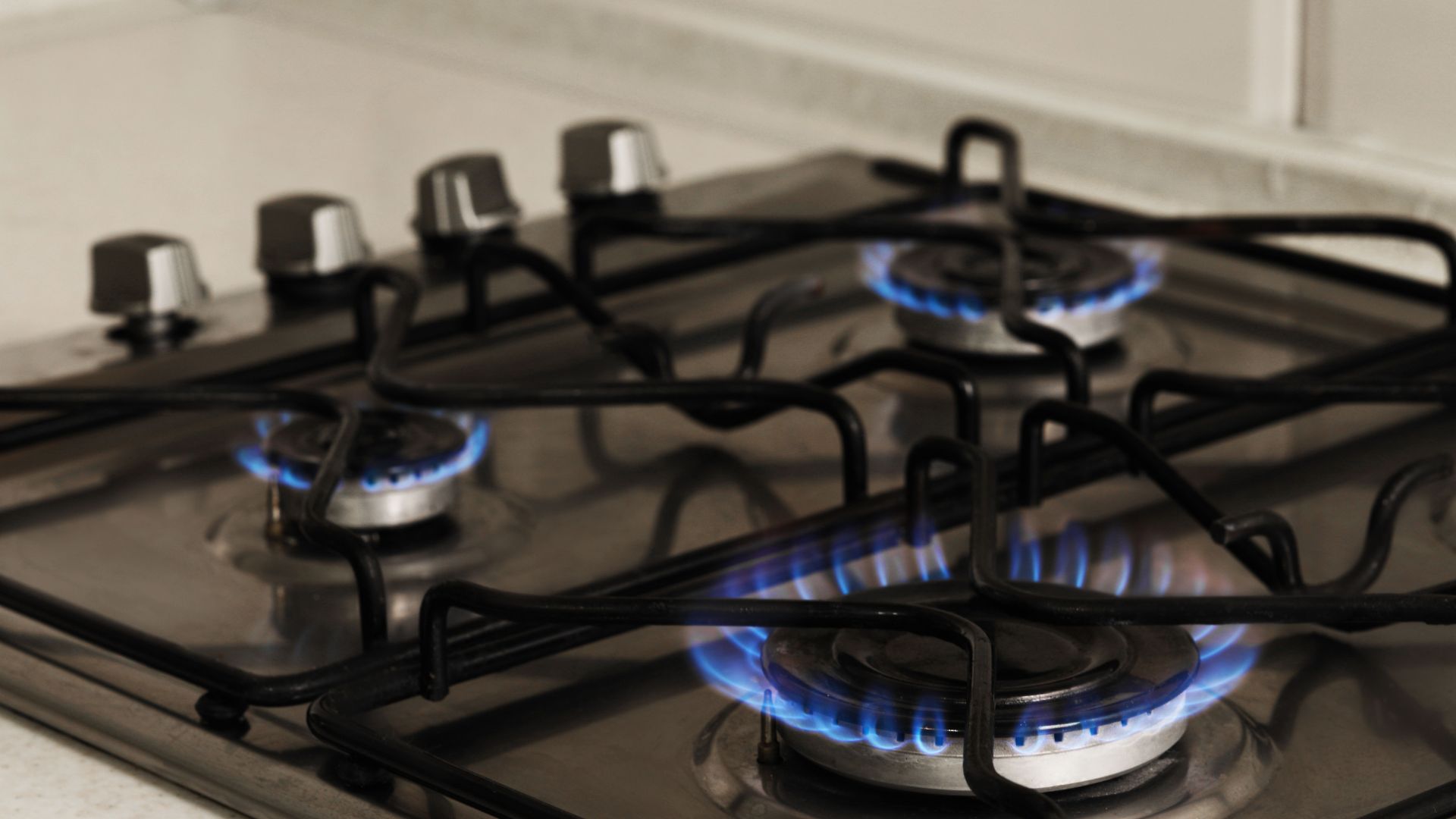 Gas Stove Turned