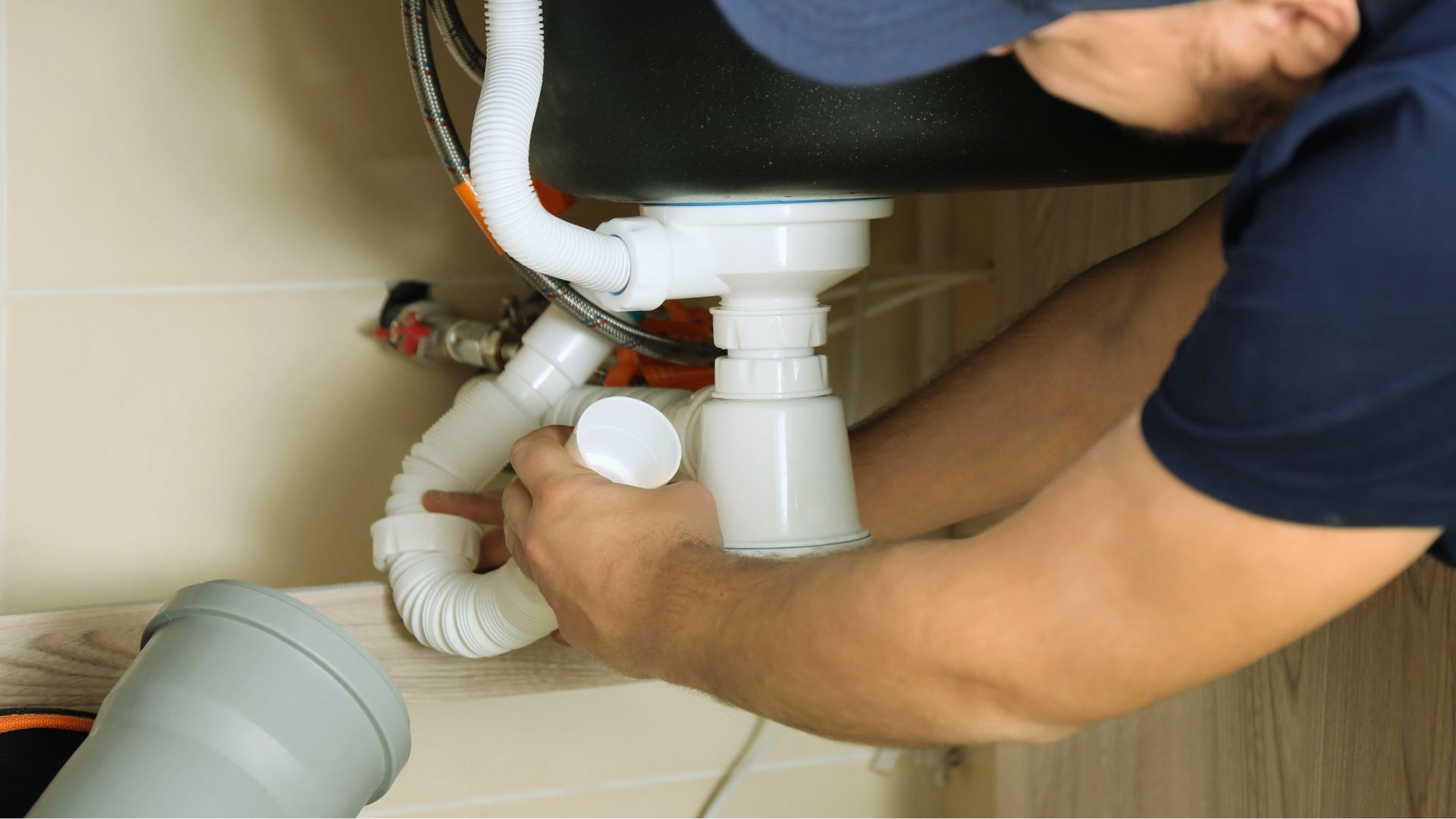 Where is the Sink Trap Located?