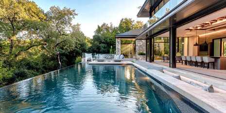 Custom Designed Infinity Pool Sunshine Coast