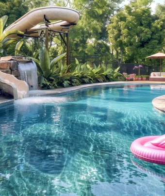 Custom Swimming Pool Water Slide