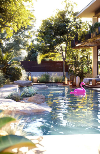 Luxury Pool Landscaping Services