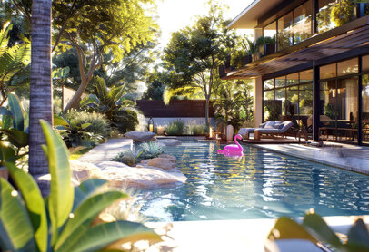 Luxury Pool Landscaping Services