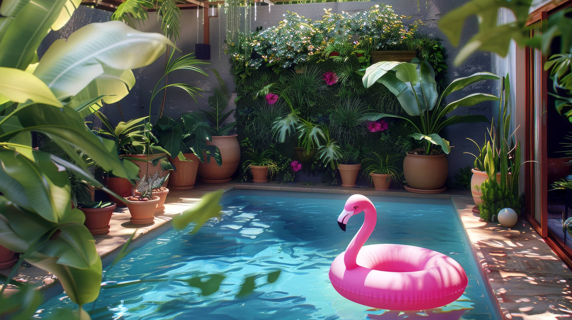 2024 08 Plunge Pool Small Yard Pot Plants Plunge Pool Small Yard Pot Plants